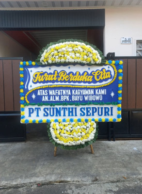Papan Bunga Duka di Matali