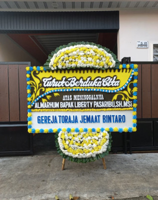 Papan Bunga Duka di Matali
