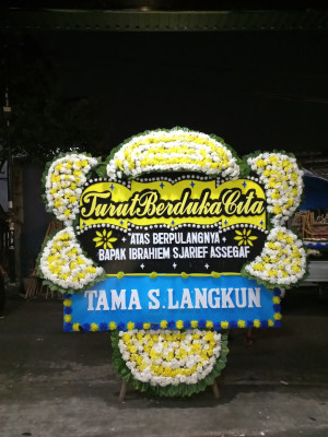 Papan Bunga Duka di Matali